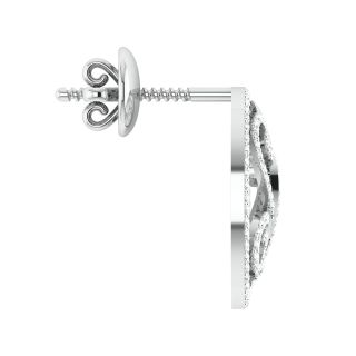 Evana Round Diamond Stud Earrings