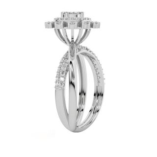 Zakira Round Diamond Engagement Ring