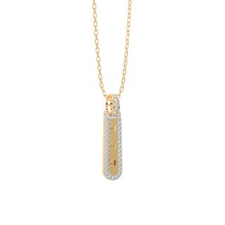 Milky Bar Diamond Pendant