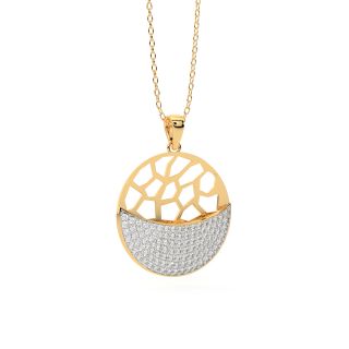 Sphere Design Diamond Pendant