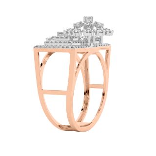 Aran Round Diamond Engagement Ring