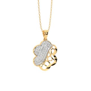 Designer Flower Diamond Pendant