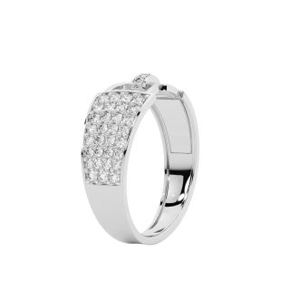 Seff Round Diamond Engagement Ring