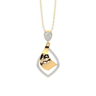 Linkin Gold Diamond Pendant