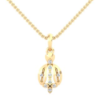 Induza Round Diamond Office Wear Pendant