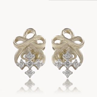 Aurika Knot Diamond Studs