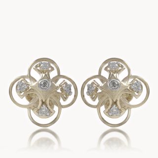 Diamond Petal Studs