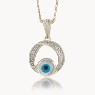 Mystic Evil Eye Diamond Pendant