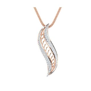 Achal Round Diamond Office Wear Pendant