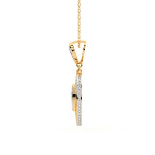 The Geometric Design Diamond Pendant