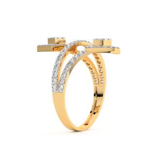 Shimmer Design Diamond Rings