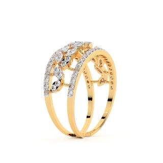 Leaf it up Diamond Ring