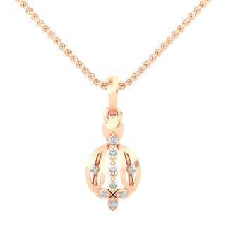 Induza Round Diamond Office Wear Pendant