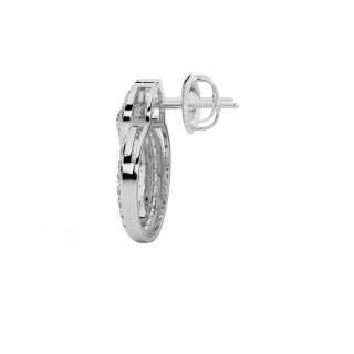 Dembe Round Diamond Stud Earrings