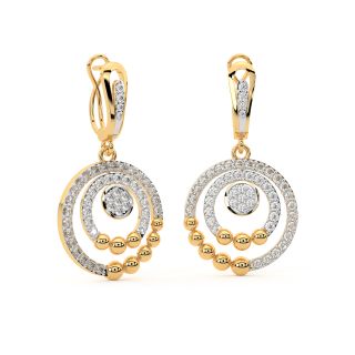 Mesh Globules Diamond Earrings