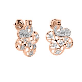 Kiara Round Diamond Stud Earrings