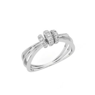 Triple layer Engagement Ring