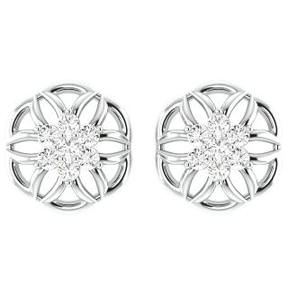 Aaliyah Round Diamond Stud Earring