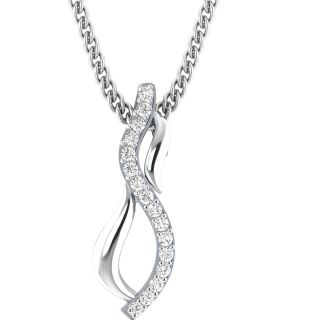 Emery Round Diamond Office Wear Pendant