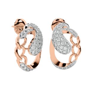 Sadie Round Diamond Stud Earrings