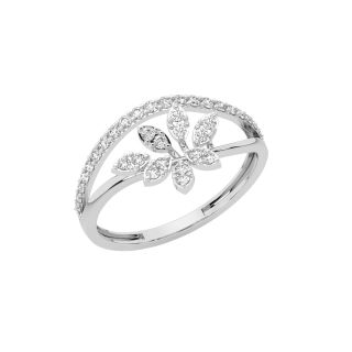 Diamond Shining Flower Ring