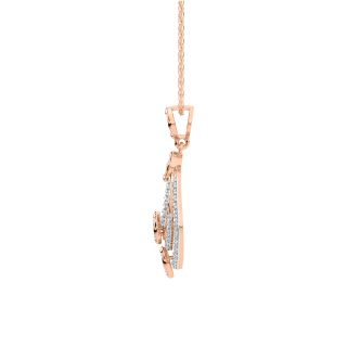 Keri Round Diamond Office Wear Pendant