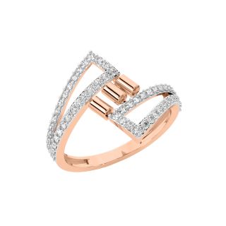 Akira Round Diamond Engagement Ring