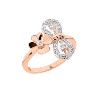 Ena Round Diamond Engagement Ring