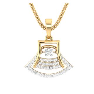 Tia Dancing Diamond Pendant