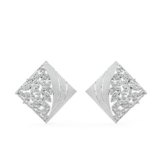 All Square Diamond Earrings