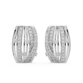Twist Of Fate Diamond Earrings