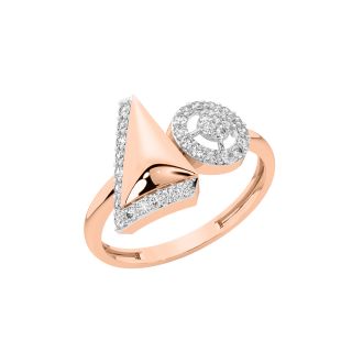 Panya Round Diamond Engagement Ring