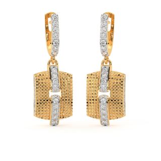Sun Stripes Diamond Earrings