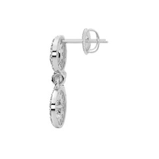 Josiah Round Diamond Earrings