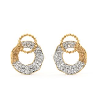 Union Intersect Diamond Earrings