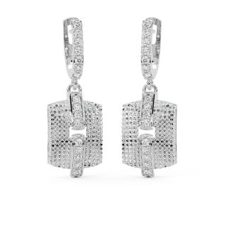 Sun Stripes Diamond Earrings