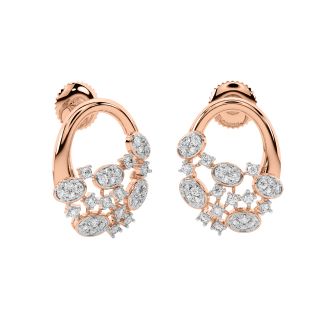 Clarice Round Diamond Stud Earrings