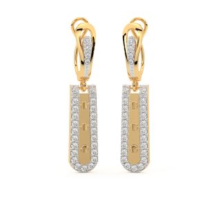 Milky Bar Diamond Earrings