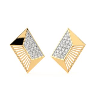 Tweed At Work Diamond Earrings