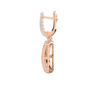 Silvia Diamond Hoop Earrings