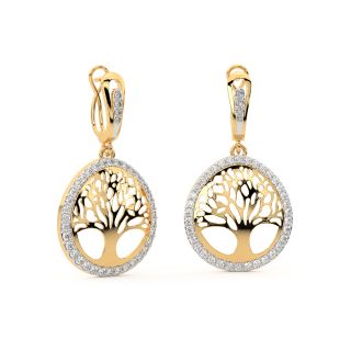 Mother Nature Diamond Earrings