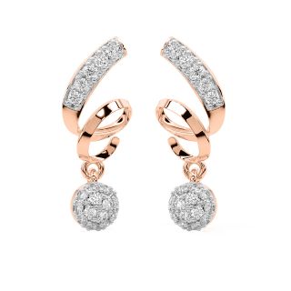 Jack Round Diamond Earrings