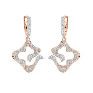 Theo Round Diamond Earrings