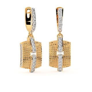 Sun Stripes Diamond Earrings