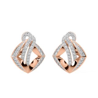 Rory Round Diamond Stud Earrings