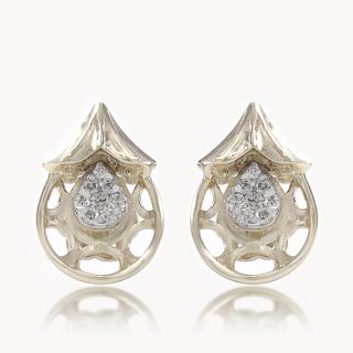 Tear Bloom Diamond Studs