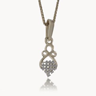 Aurika Knot Diamond Pendant