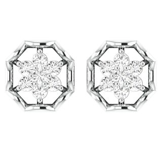 Savannah Round Dimond Stud Earring