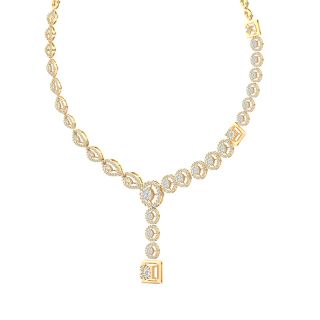 Sohni Designer Diamond Necklace Set For Bride