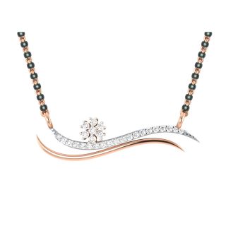 Estaa Diamond Mangalsutra For Her